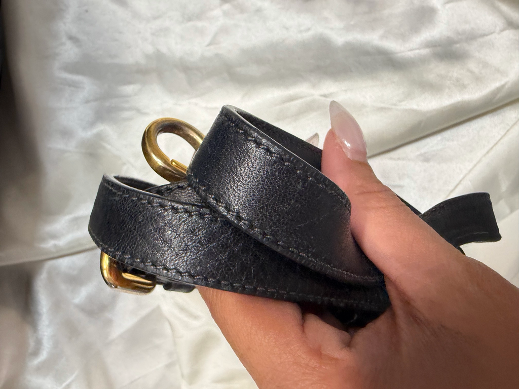 Prada Nylon Tessuto Gaufre Crossbody Sling in Black