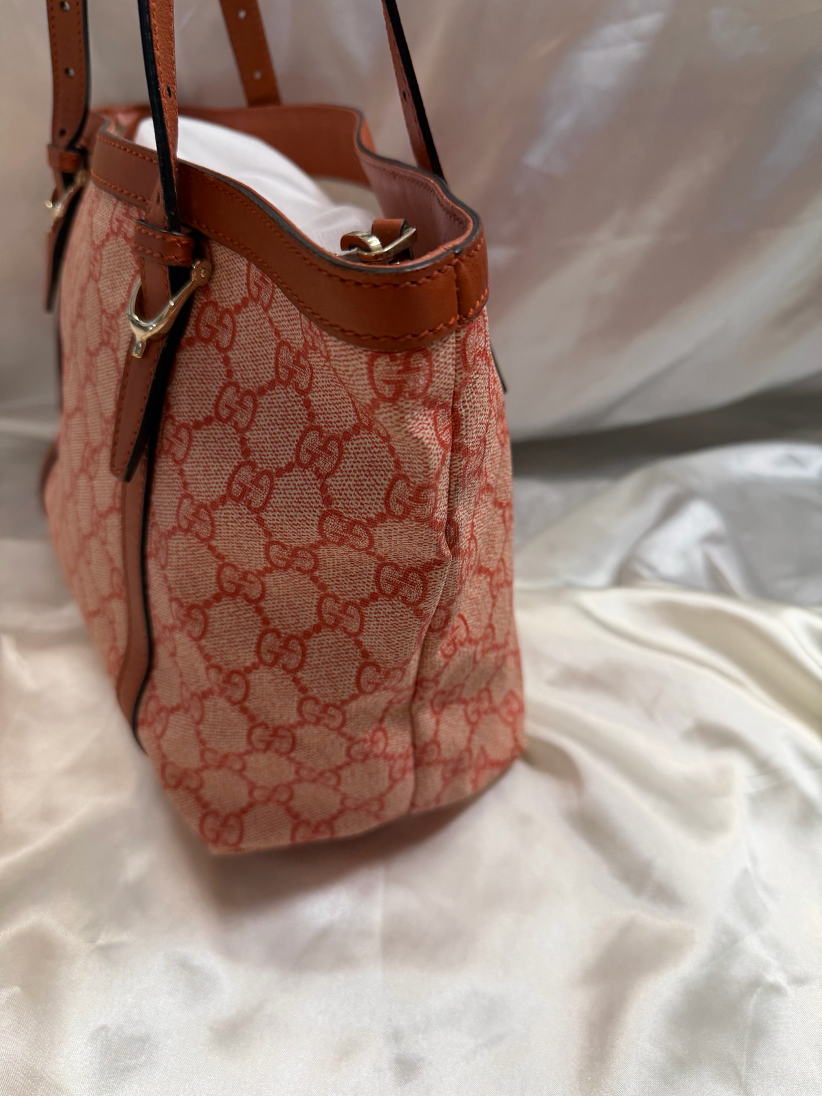 Gucci Supreme Nice Tote Shopper Small Shoulder Bag