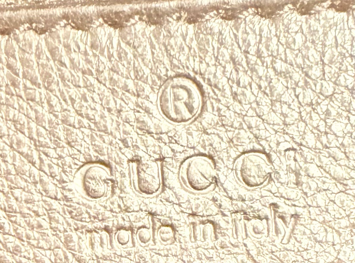 Gucci Monogram Canvas Abbey Tote Hobo D Ring Shoulder Bag
