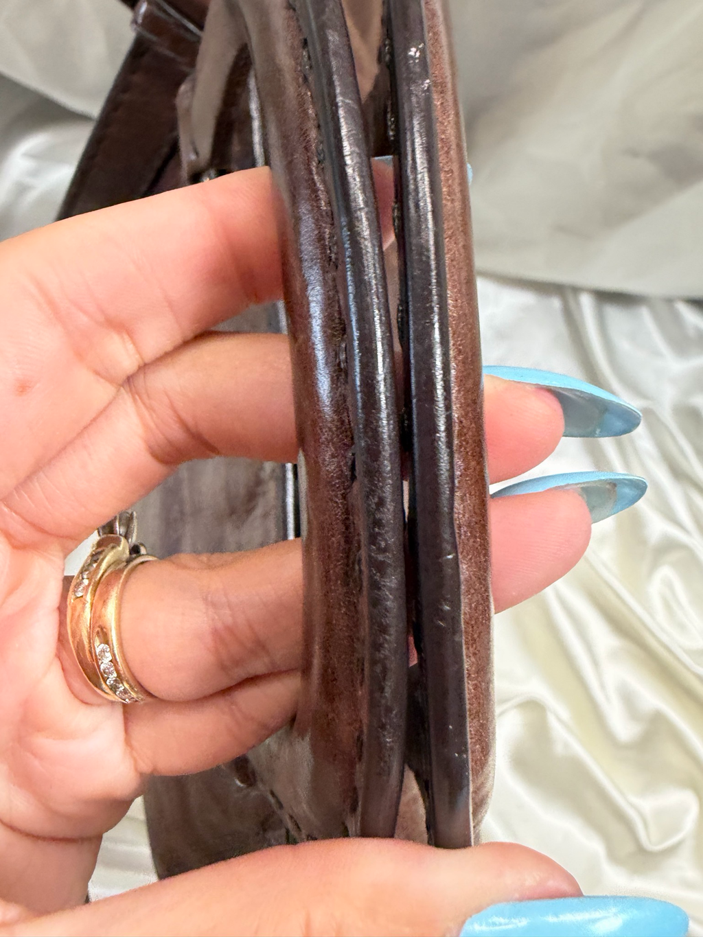 Prada Vitello Shine Convertible Crossbody Messenger Sling