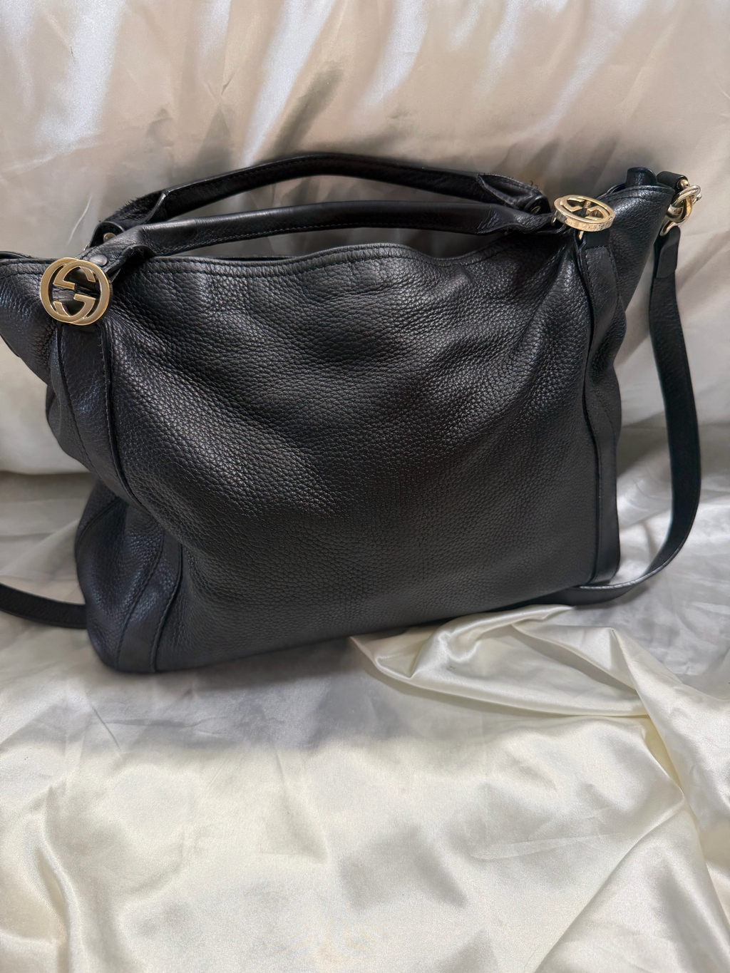 Gucci Calfskin Miss Gg Crossbody Sling