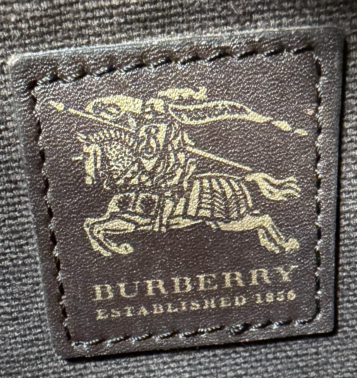 Burberry Haymarket Check Coated Canvas Messenger Sling