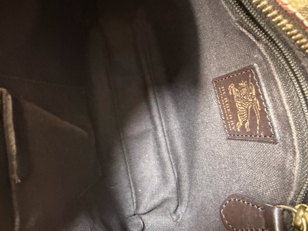 Burberry Haymarket Check Coated Canvas Messenger Sling