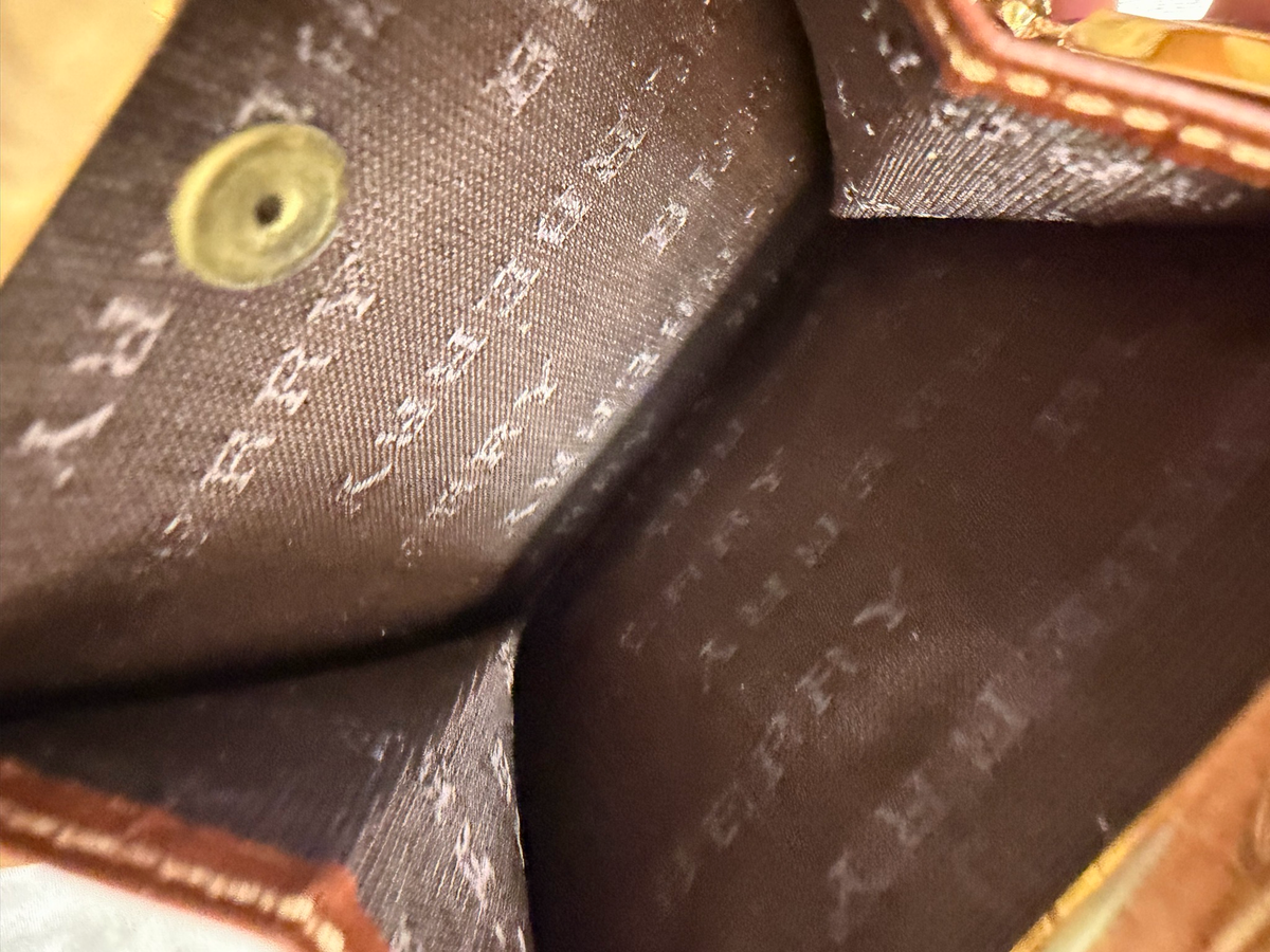 Burberry Top Handle Haymarket Check Tote With Wallet