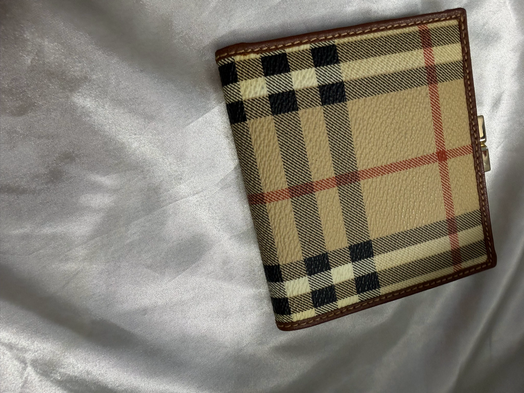 Burberry Top Handle Haymarket Check Tote With Wallet