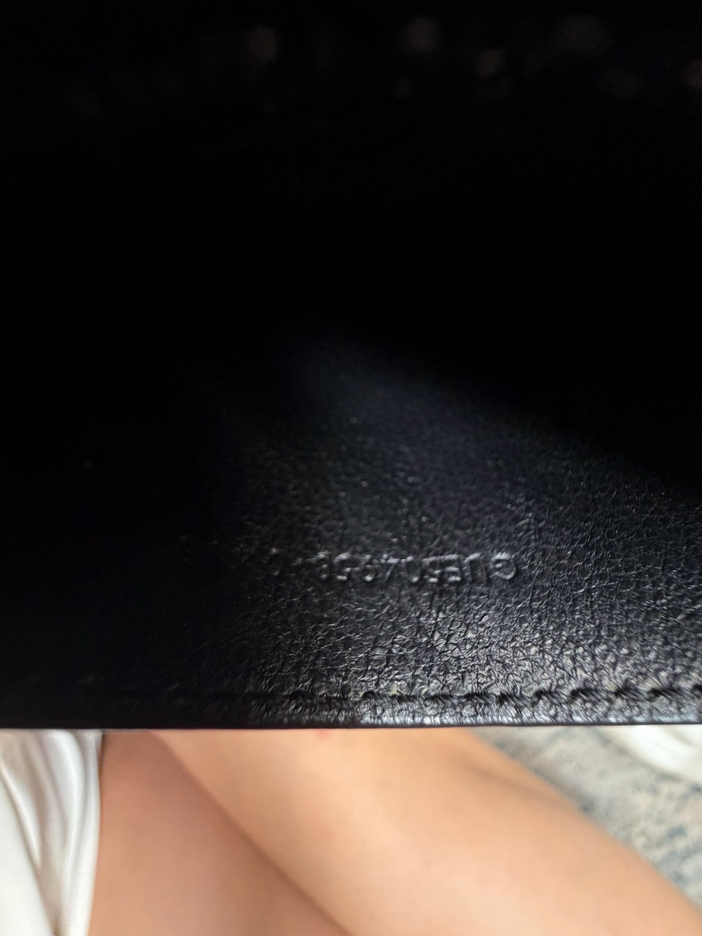 Yves Saint Laurent Lou Lou Card Holder in Black