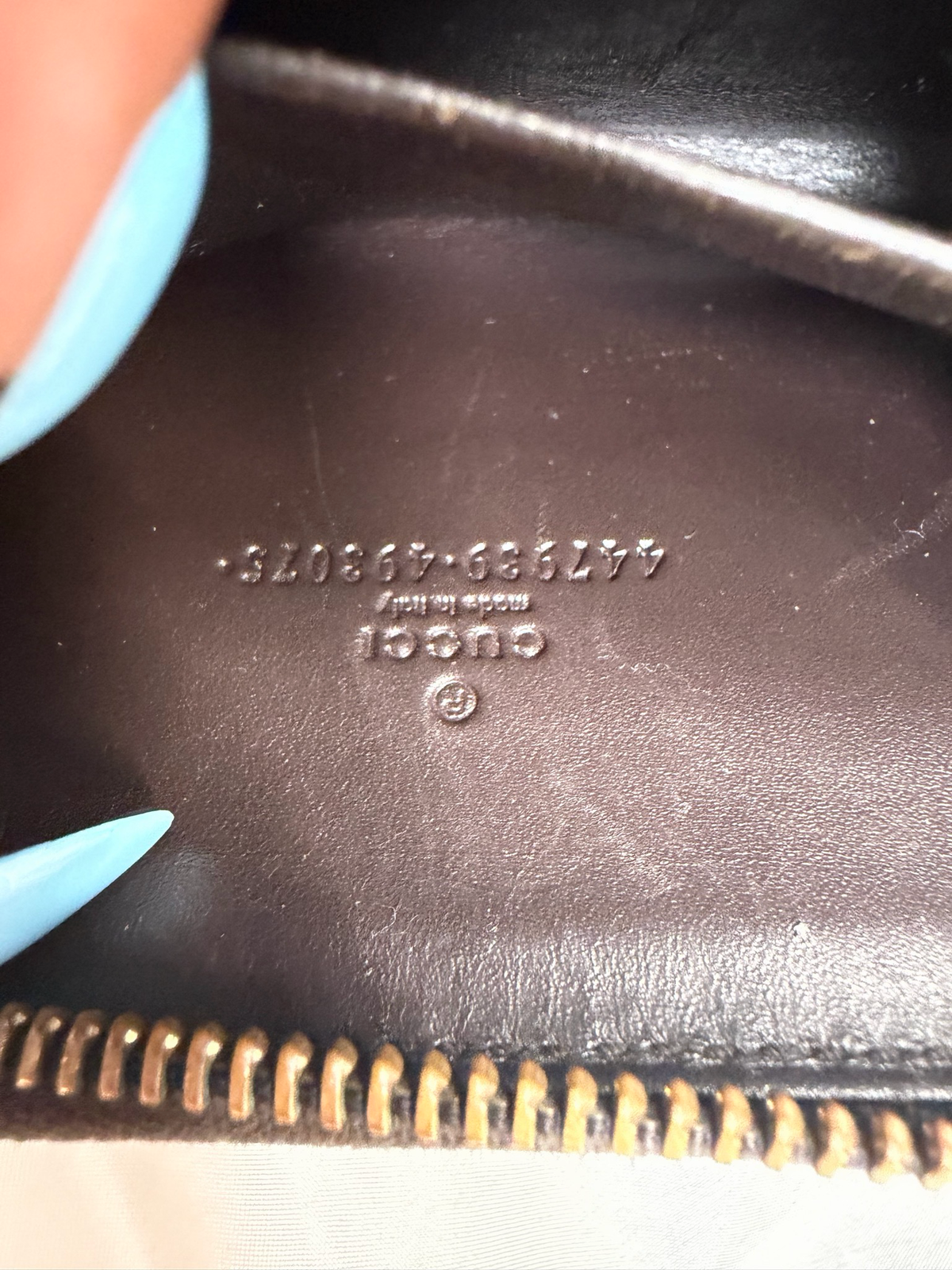 Gucci Monogram Leather Guccissima Coin Card Case