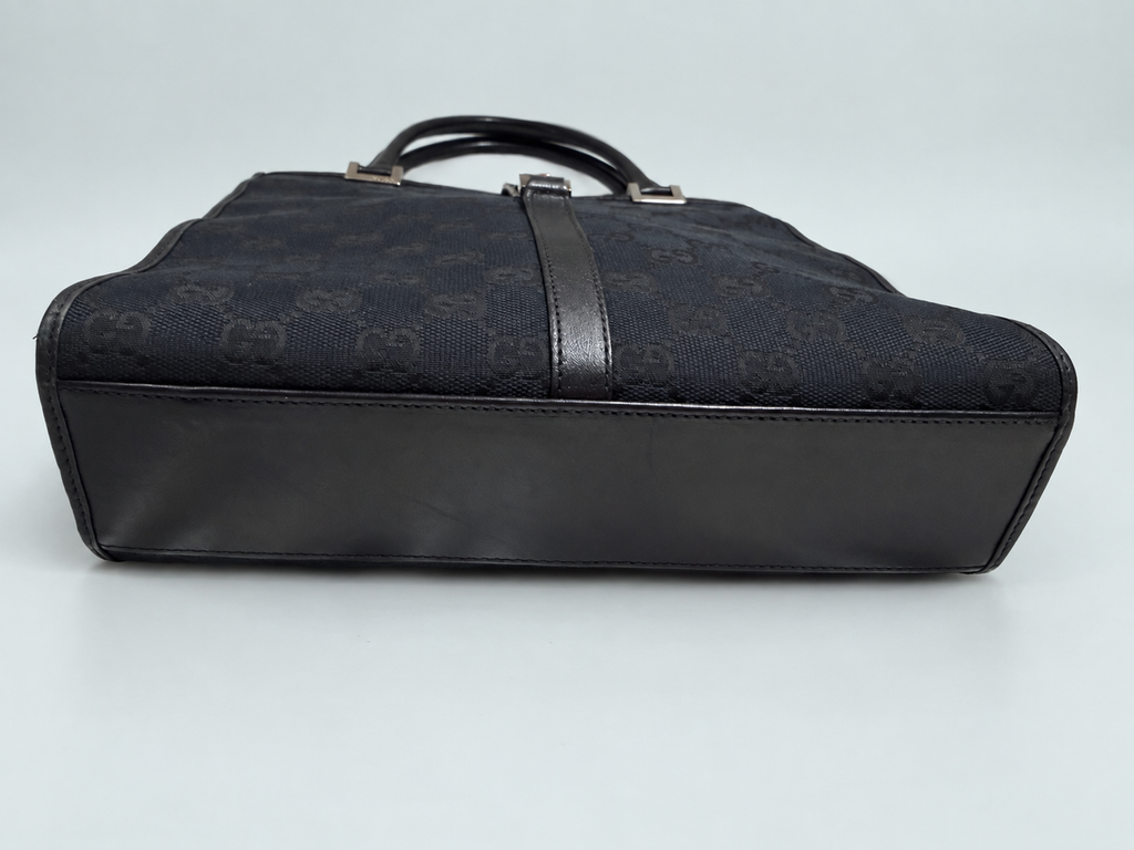 Gucci Monogram Canvas Jackie Tote Shoulder