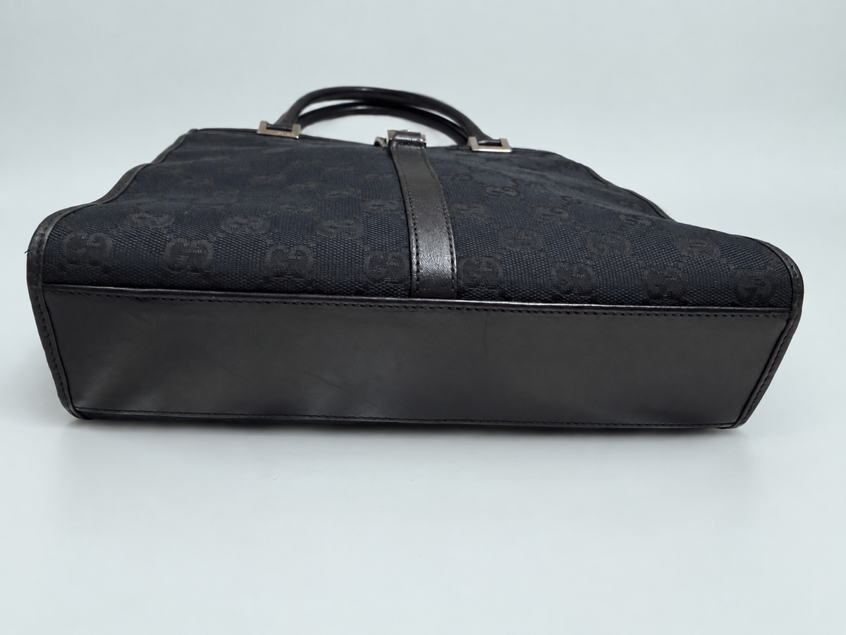 Gucci Monogram Canvas Jackie Tote Shoulder
