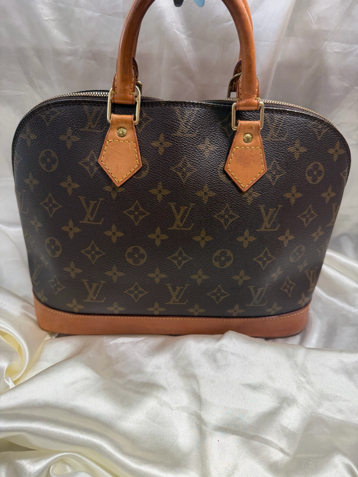 Louis Vuitton Monogram Alma Pm Dome Satchel Top Handle