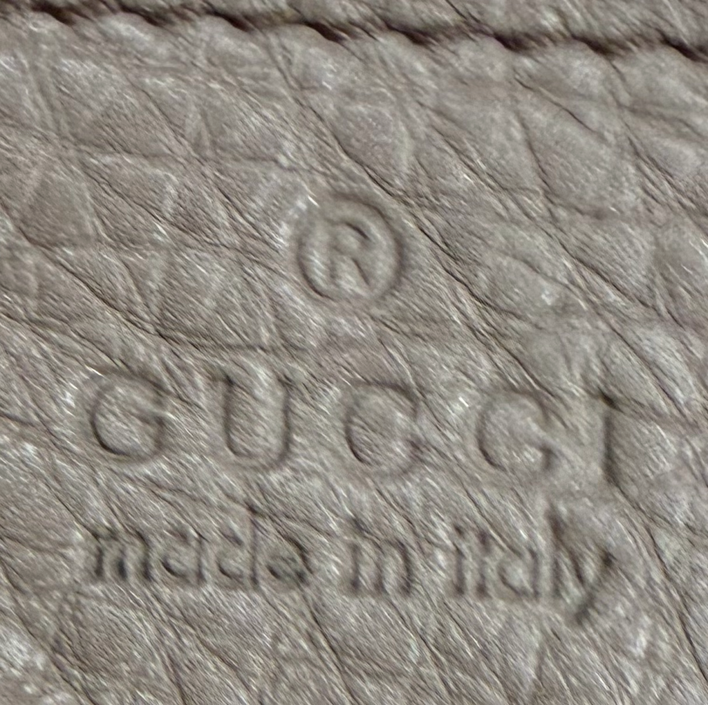 Gucci Pebbled Leather Soho Tassel Tote
