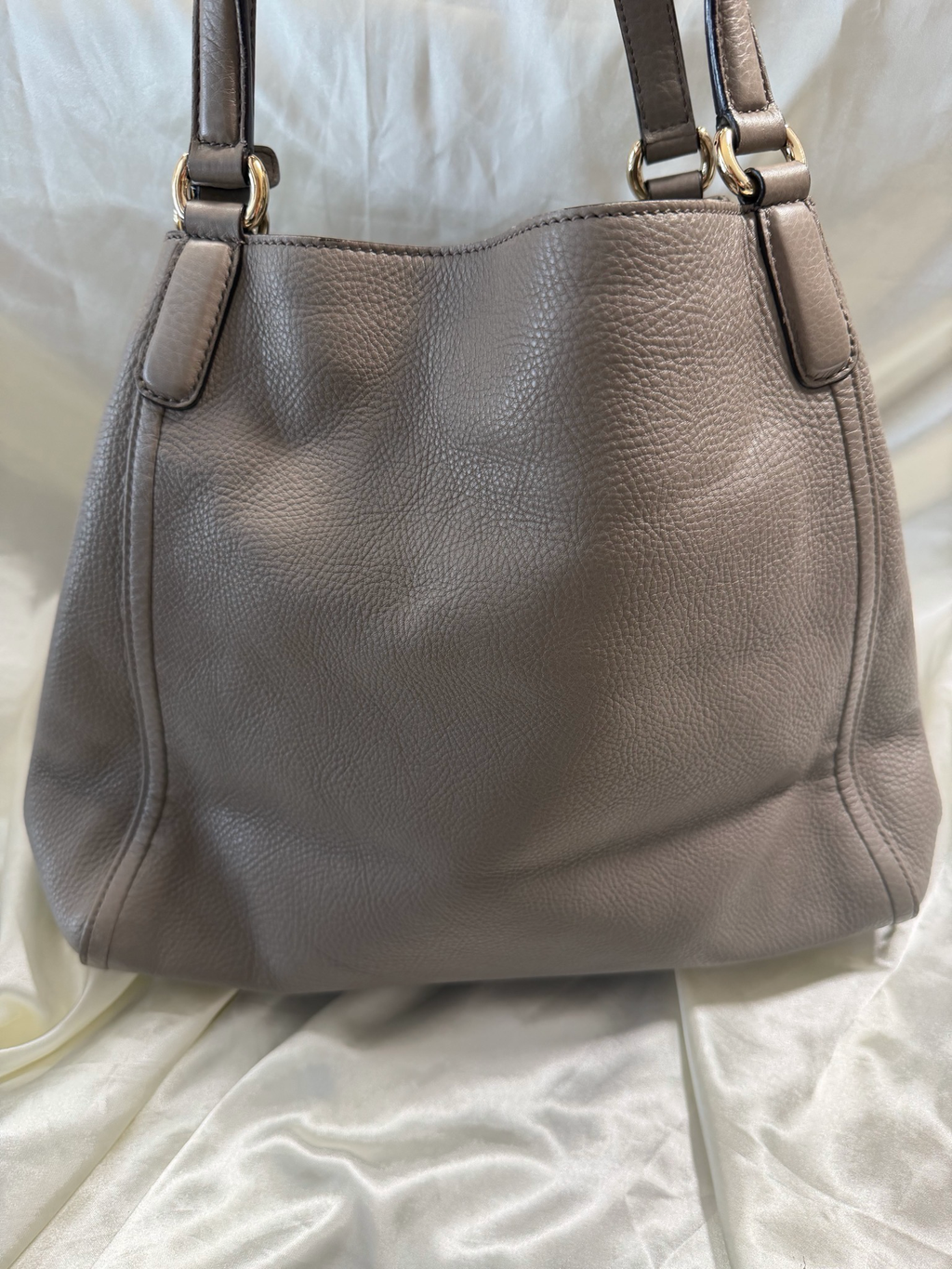 Gucci Pebbled Leather Soho Tassel Tote