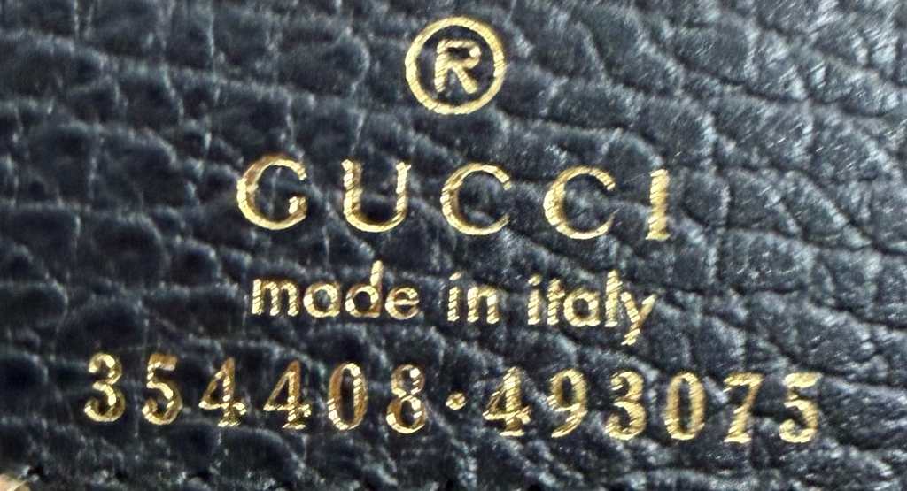 Gucci Pebbled Leather Swing Tote Small