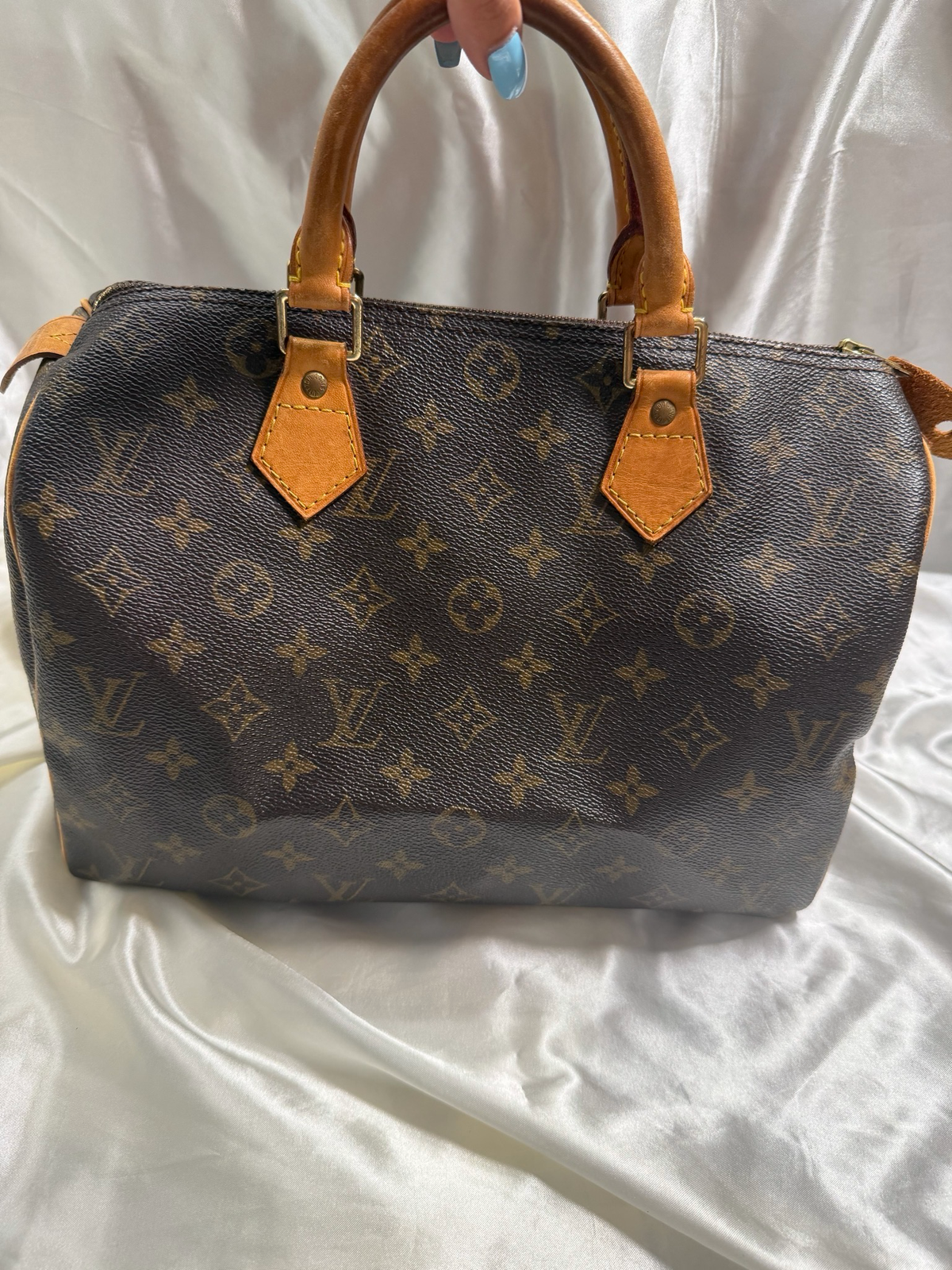 Louis Vuitton Monogram Speedy 30 Satchel Top Handle