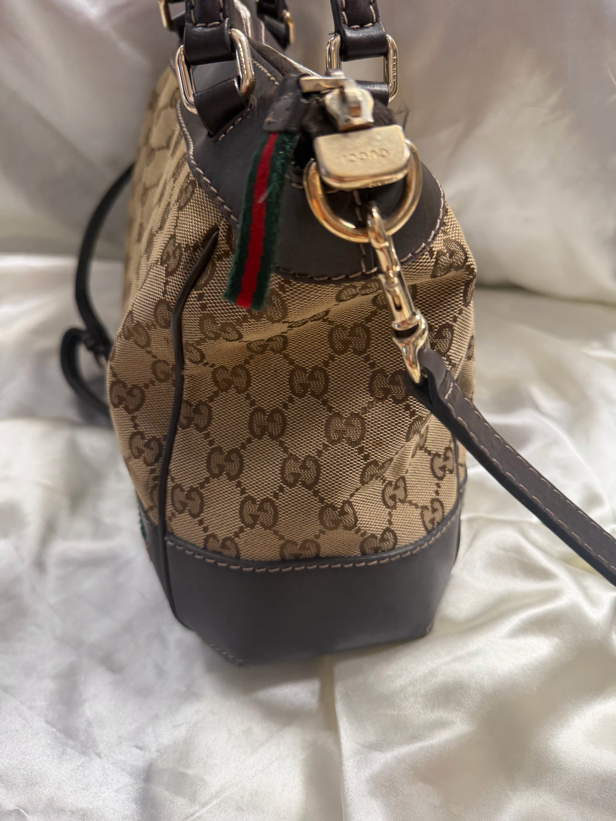 Gucci Princy Zipper Tote Crossbody Sling