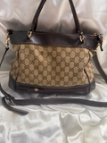 Gucci Princy Zipper Tote Crossbody Sling