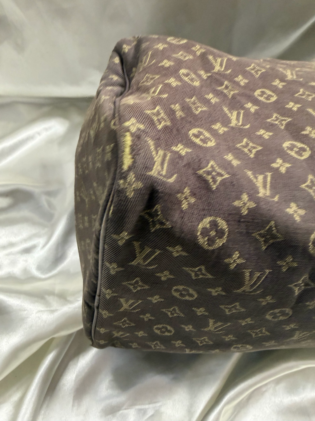 Louis Vuitton Mini Lin Speedy Satchel 30 Boston Bowler