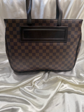 Louis Vuitton Damier Ebene Parioli Tote Shoulder Bag