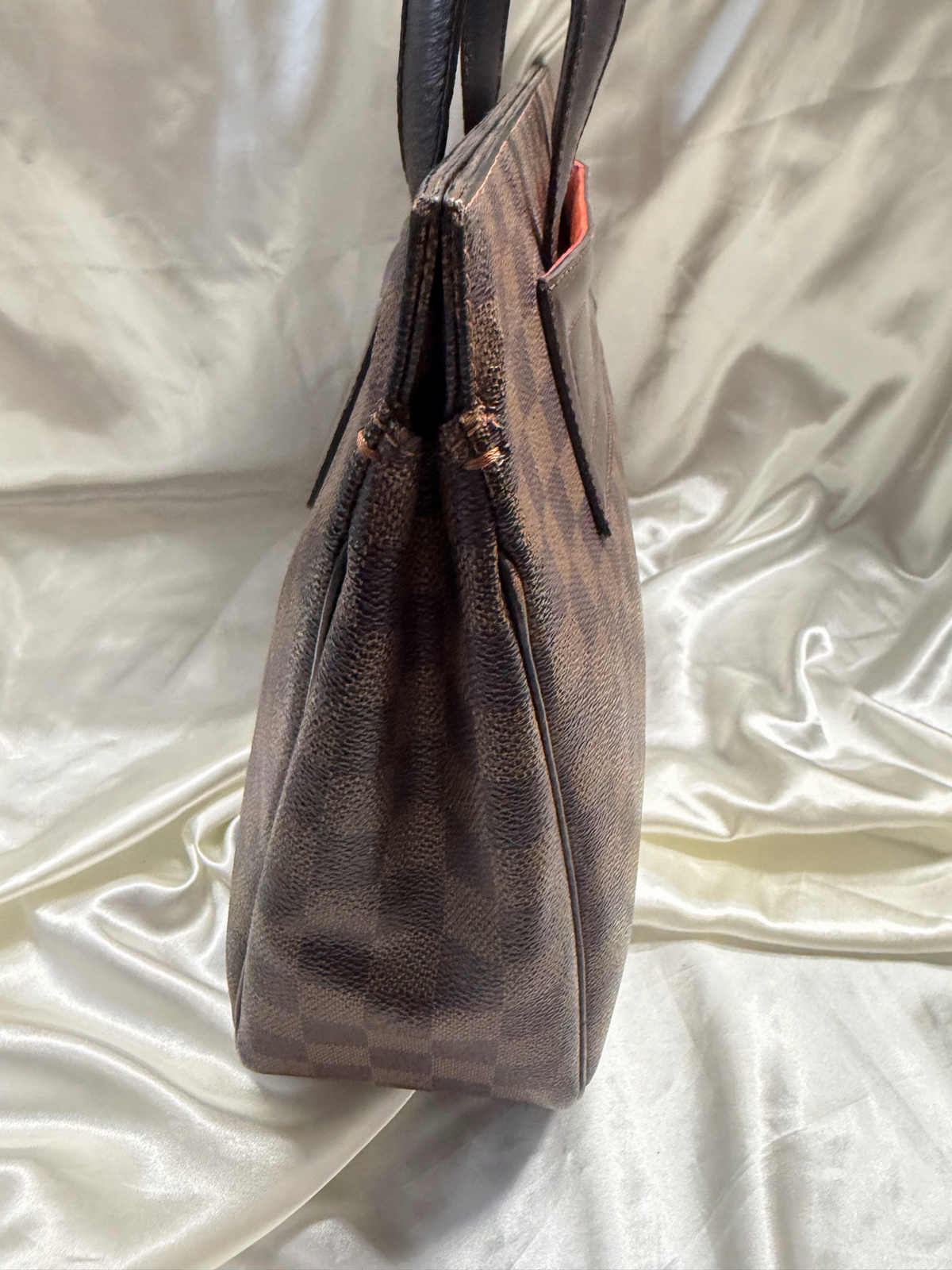 Louis Vuitton Damier Ebene Parioli Tote Shoulder Bag