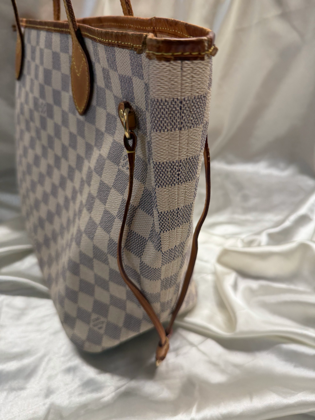 Louis Vuitton Neverfull Damier Azur Mm Tote Project
