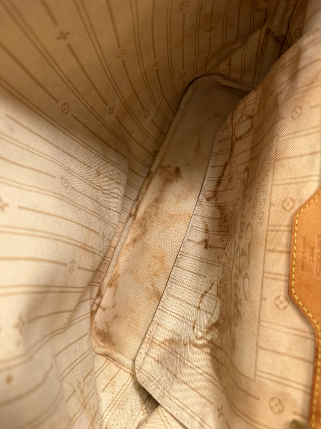 Louis Vuitton Neverfull Damier Azur Mm Tote Project