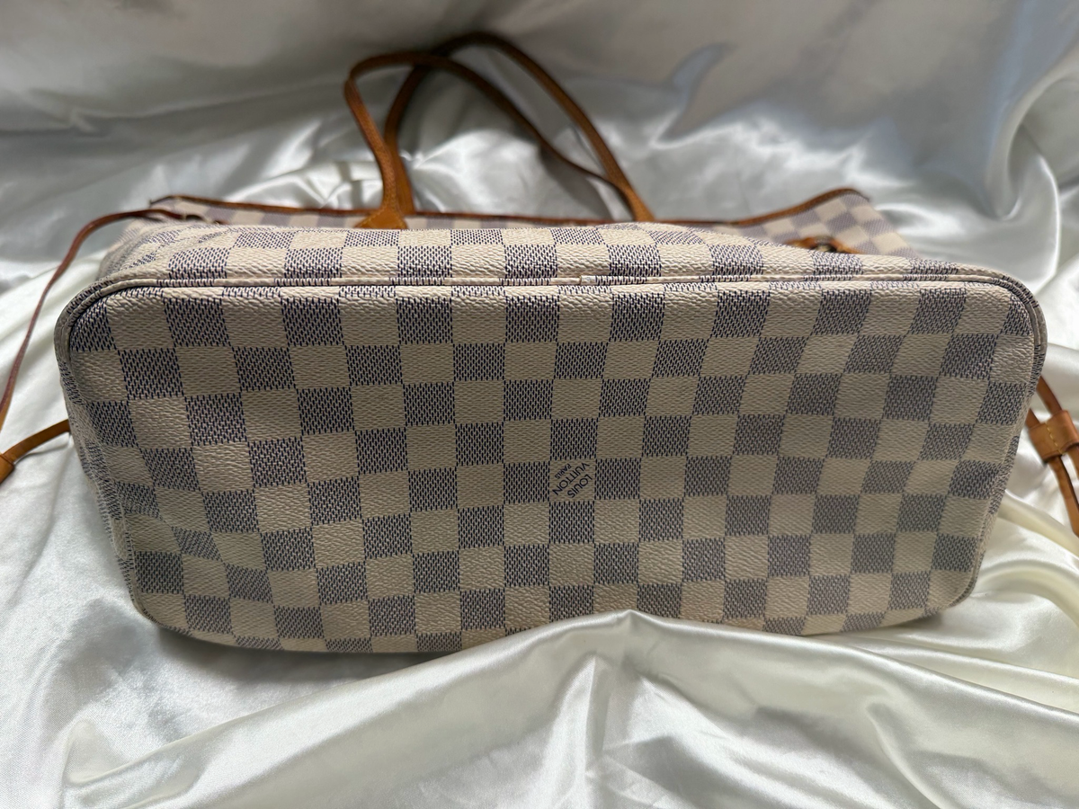 Louis Vuitton Neverfull Damier Azur Mm Tote Project