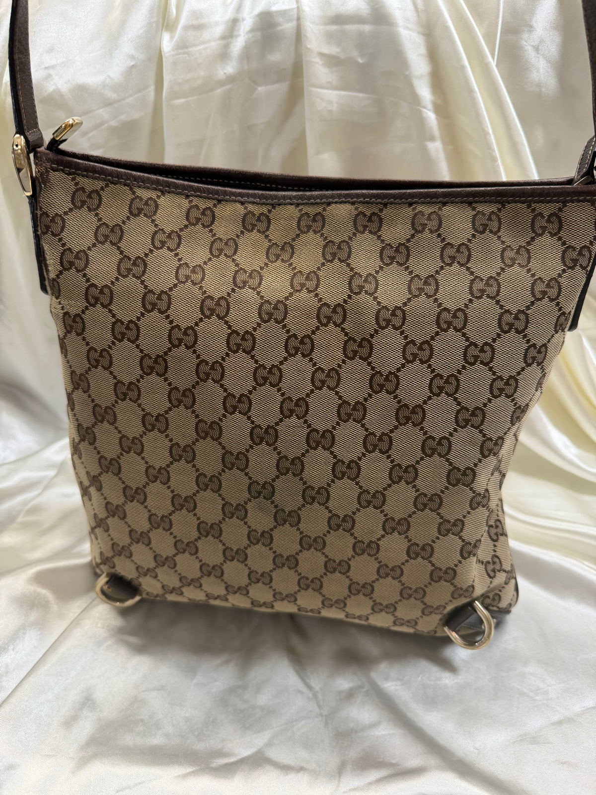 Gucci Monogram Canvas Anbey Sling Crossbody