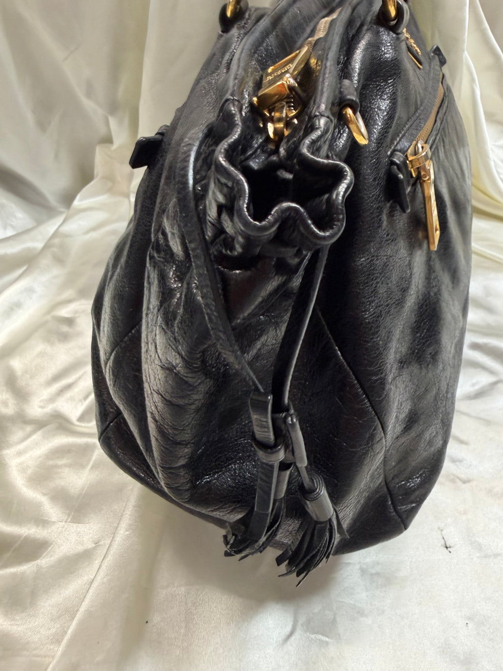Prada Vitello Convertible Sling Crossbody Messenger