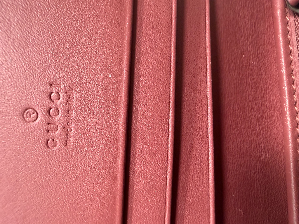 Gucci Monogram Supreme Blooms Card Wallet Holder