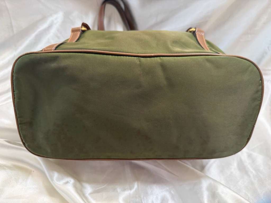 Prada Nylon Tessuto Jacquard Tote Shoulder Bag