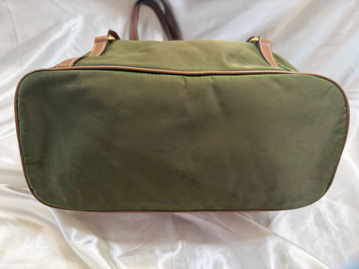 Prada Nylon Tessuto Jacquard Tote Shoulder Bag