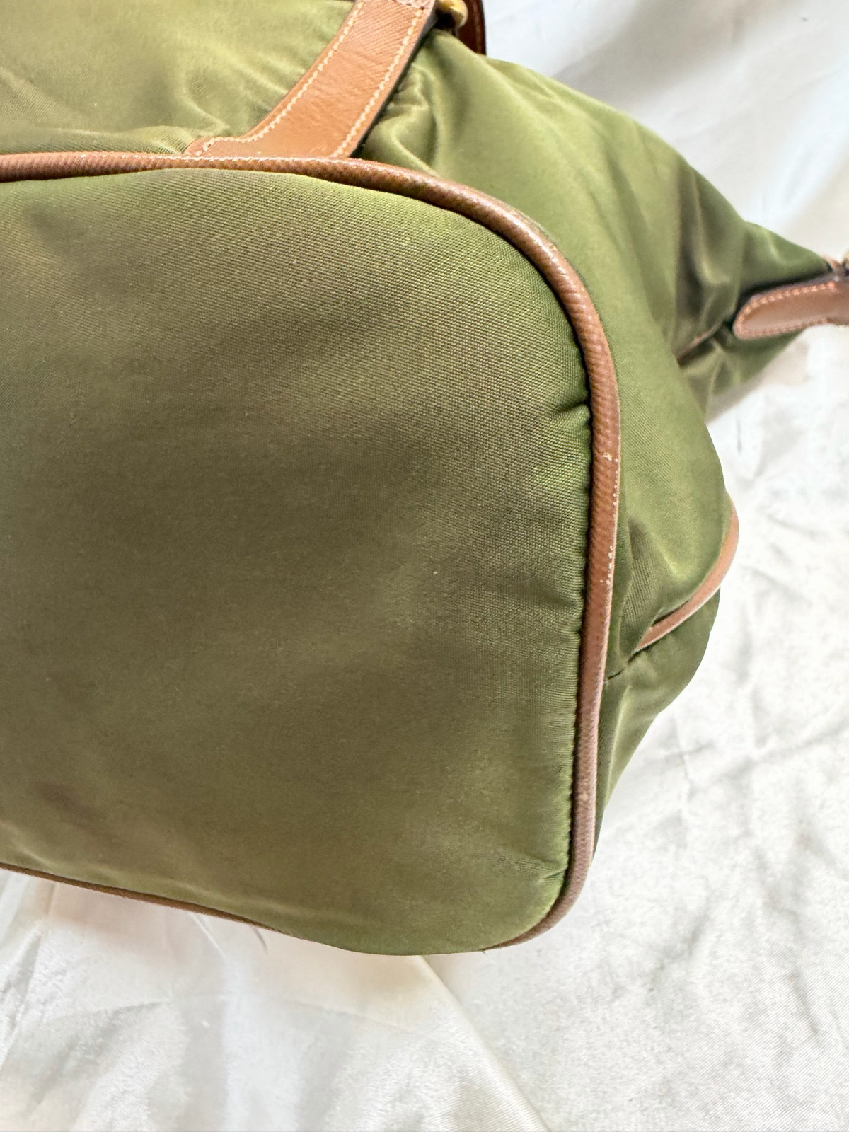 Prada Nylon Tessuto Jacquard Tote Shoulder Bag