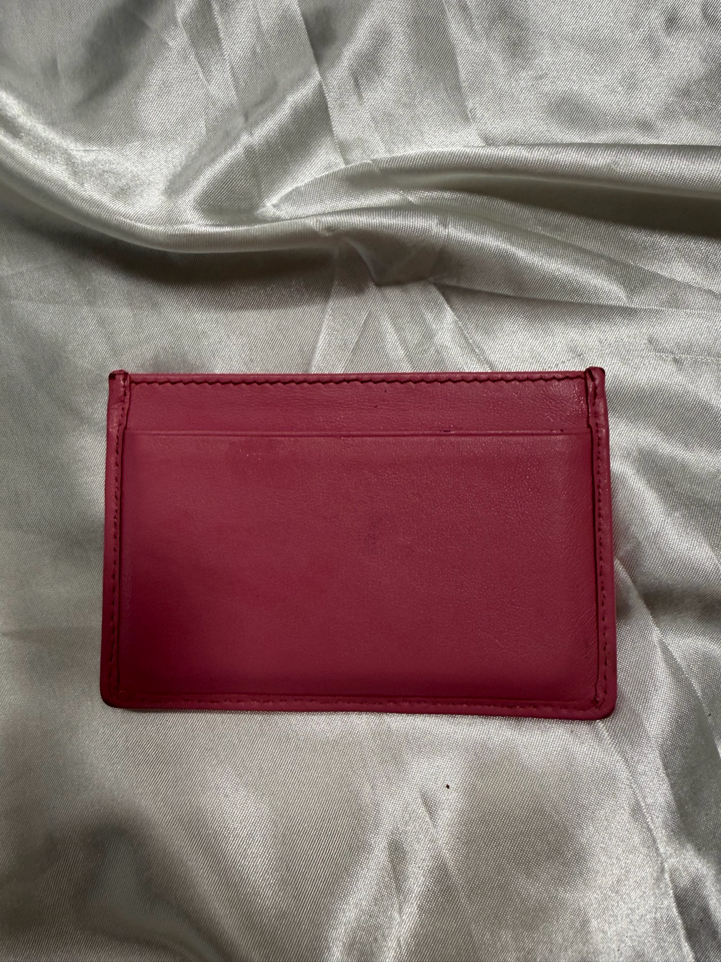 Prada Quilted Card Case Holder in Pink