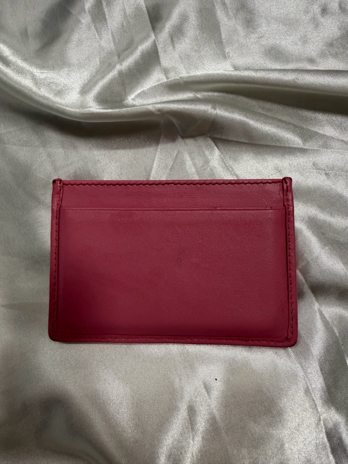 Prada Quilted Card Case Holder in Pink