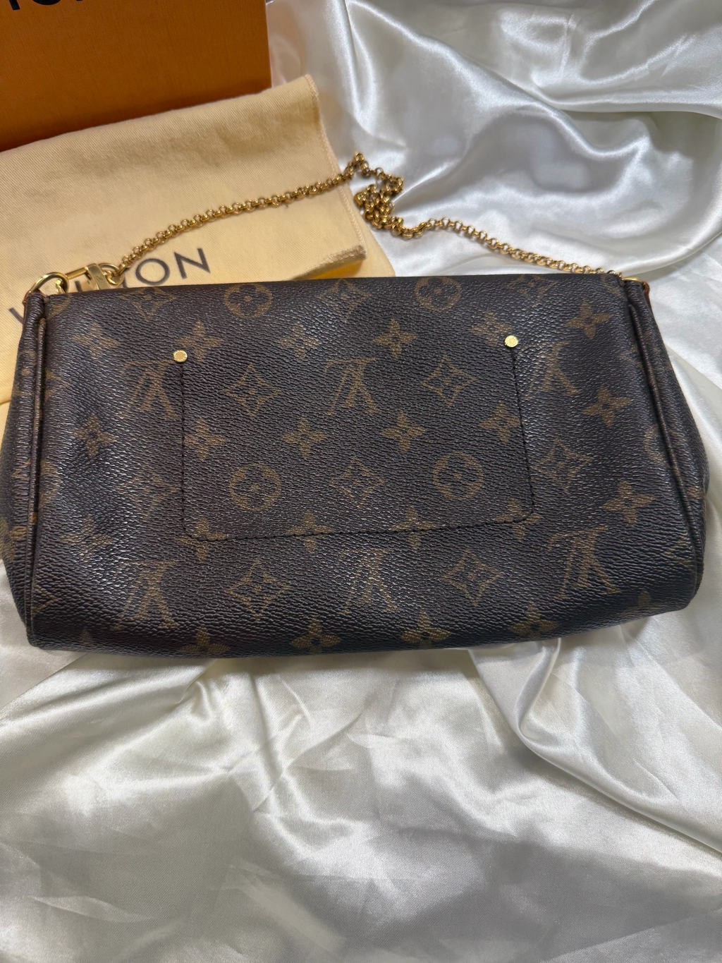 Louis Vuitton Monogram Canvas Favorite Mm Clutch Crossbody Sling