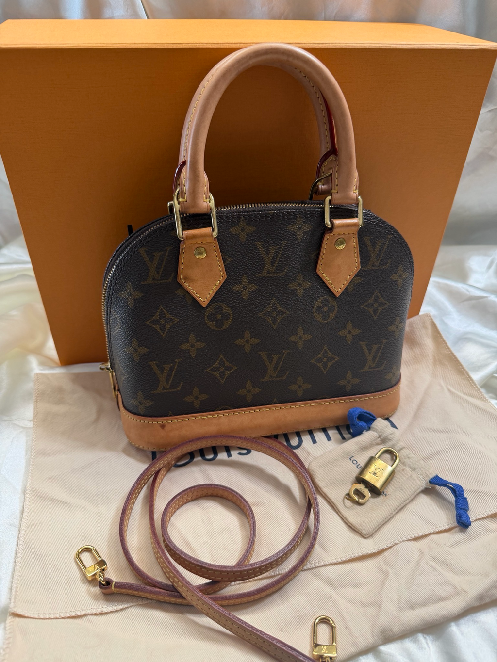 Louis Vuitton Monogram Canvas Alma Bb Sling Crossbody