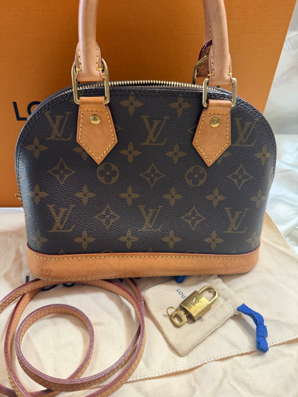 Louis Vuitton Monogram Canvas Alma Bb Sling Crossbody