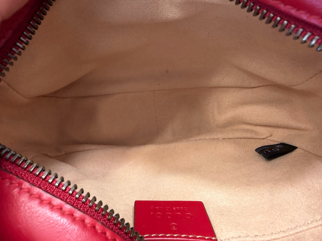 Gucci Calfskin Marmont Mini Camera Bag Crossbody Sling