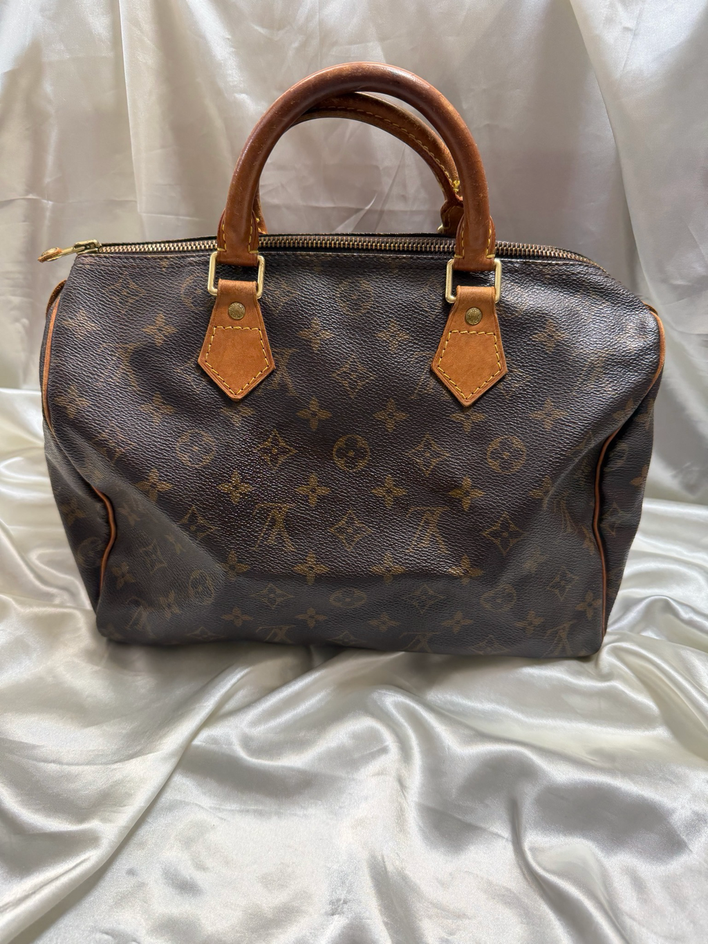 Louis Vuitton Monogram Speedy 30 Satchel Top Handle