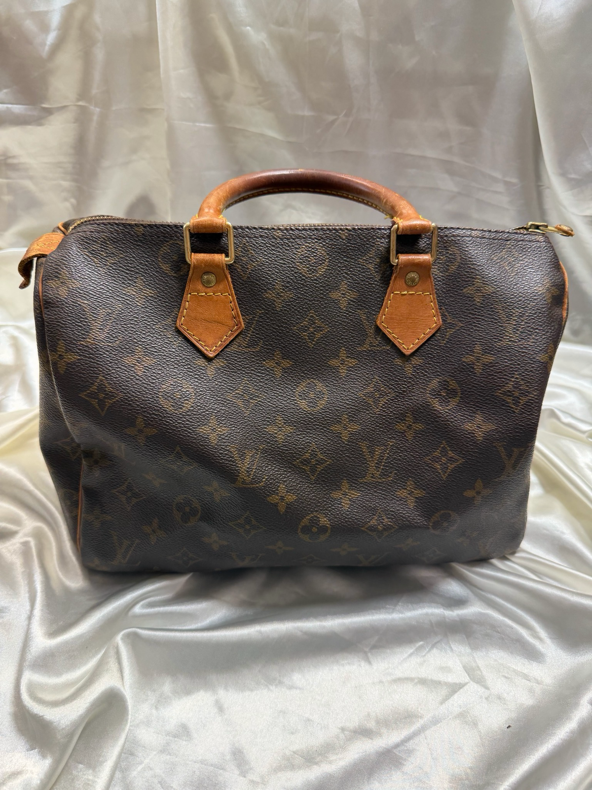 Louis Vuitton Monogram Speedy 30 Satchel Top Handle