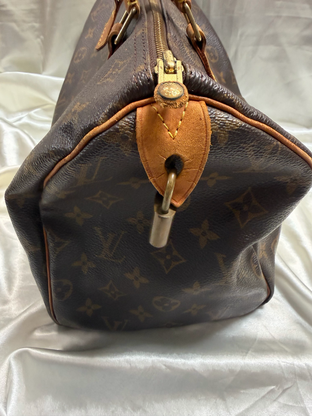Louis Vuitton Monogram Speedy 30 Satchel Top Handle