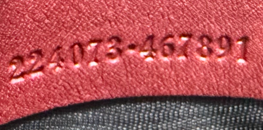 Gucci Monogram Leather Guccissima Pochette Zipper