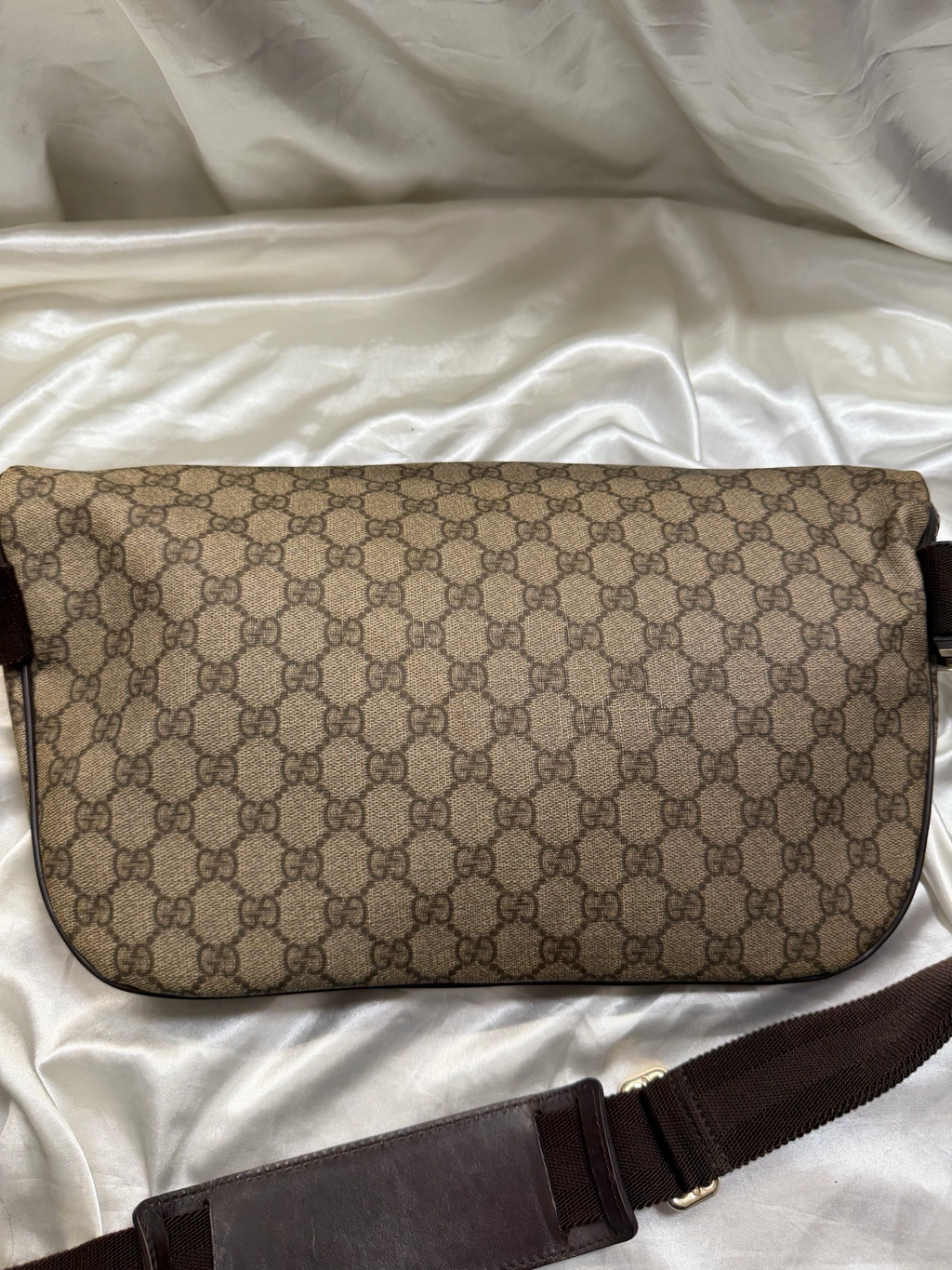 Gucci Supreme Plus Coated Canvas Bum Bag Belt Bag in Large