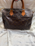 Louis Vuitton Speedy 30 Monogram Satchel Bowler