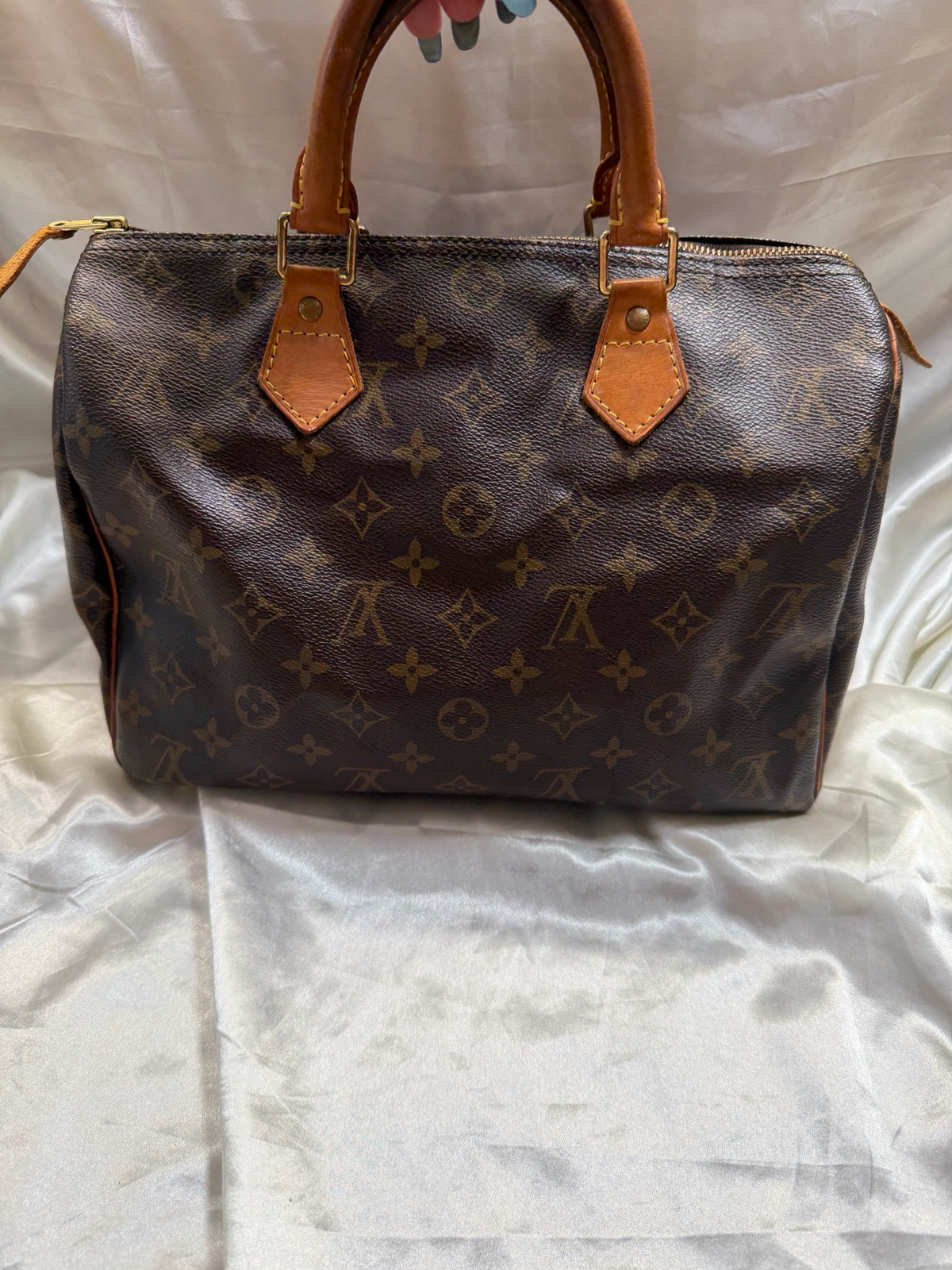 Louis Vuitton Speedy 30 Monogram Satchel Bowler