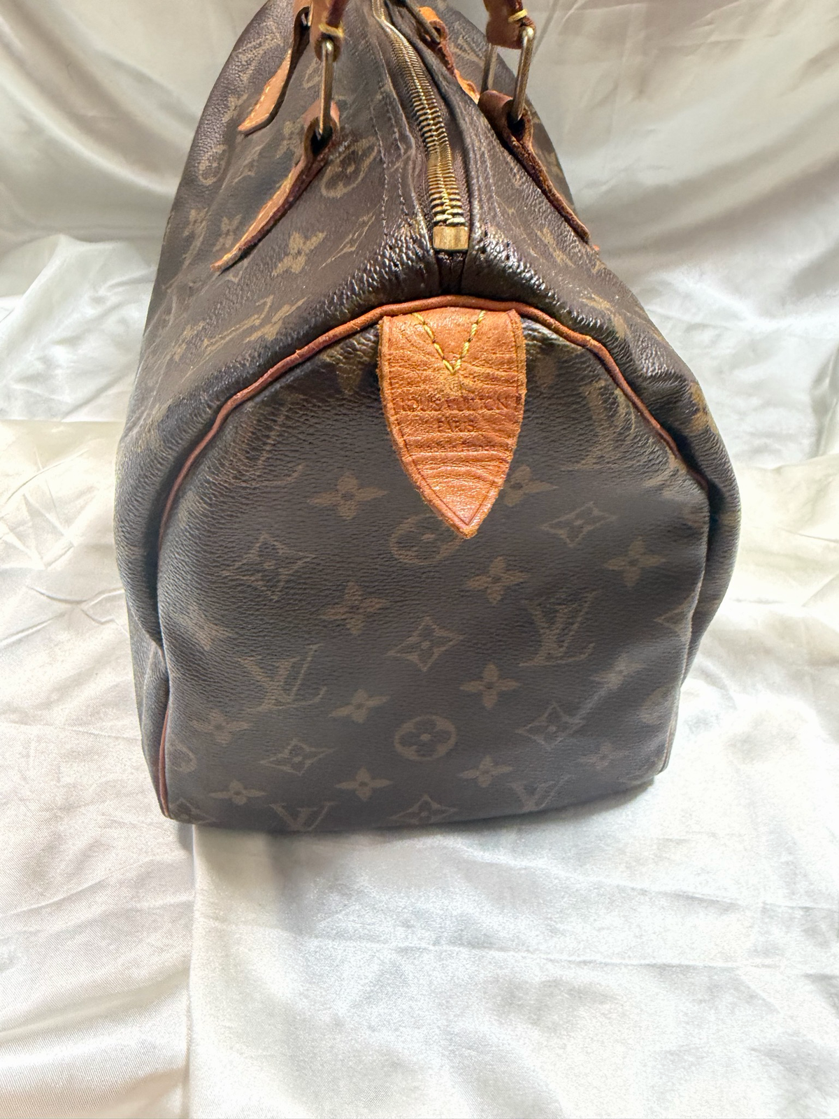 Louis Vuitton Speedy 30 Monogram Satchel Bowler