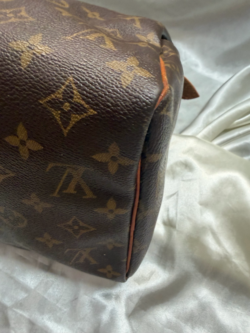 Louis Vuitton Speedy 30 Monogram Satchel Bowler