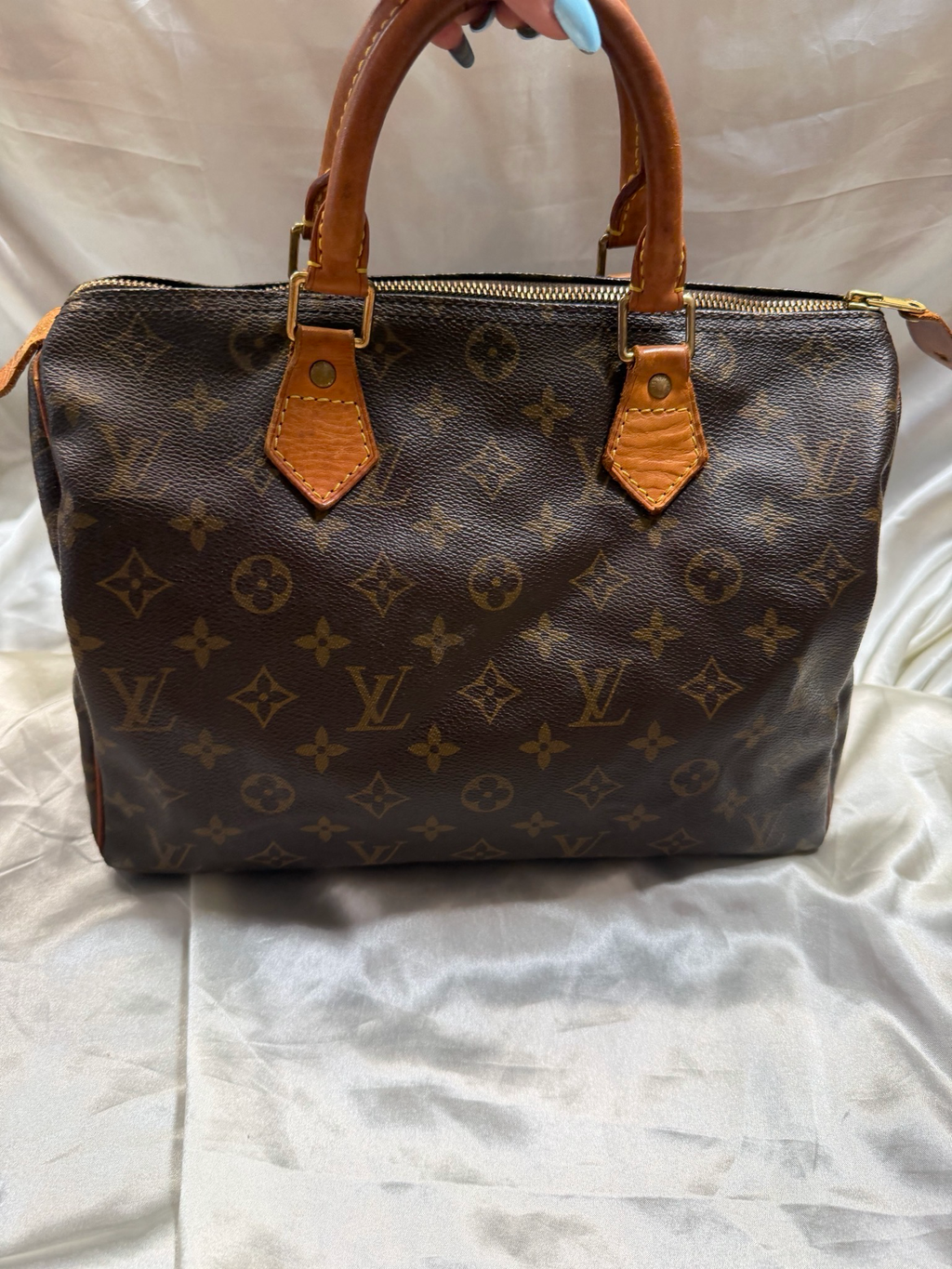 Louis Vuitton Speedy 30 Monogram Satchel Bowler