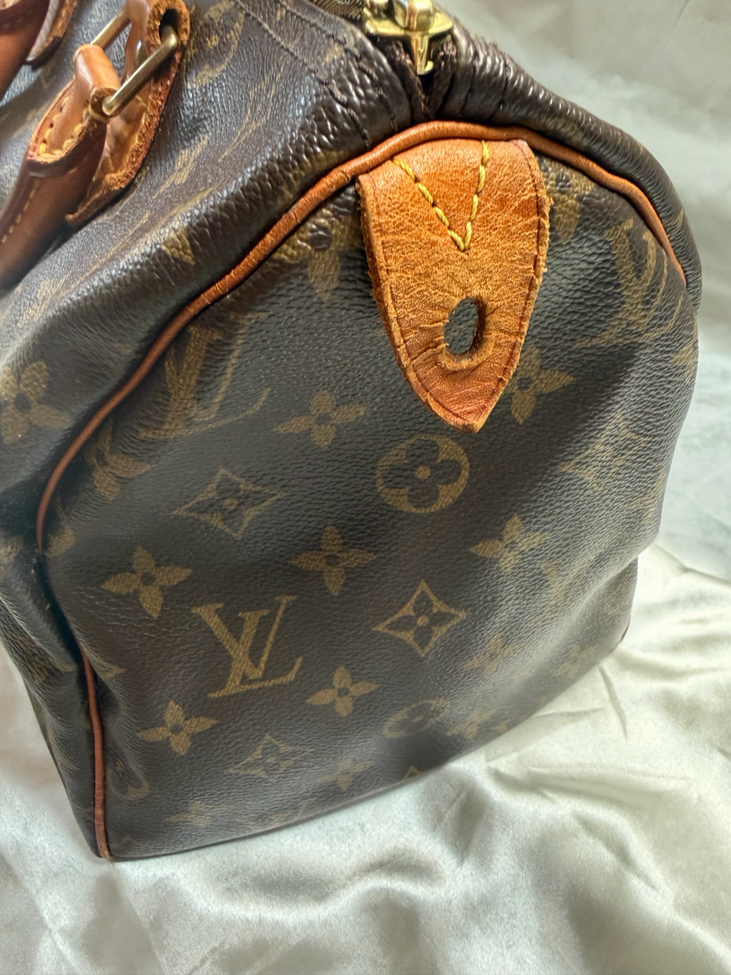 Louis Vuitton Speedy 30 Monogram Satchel Bowler