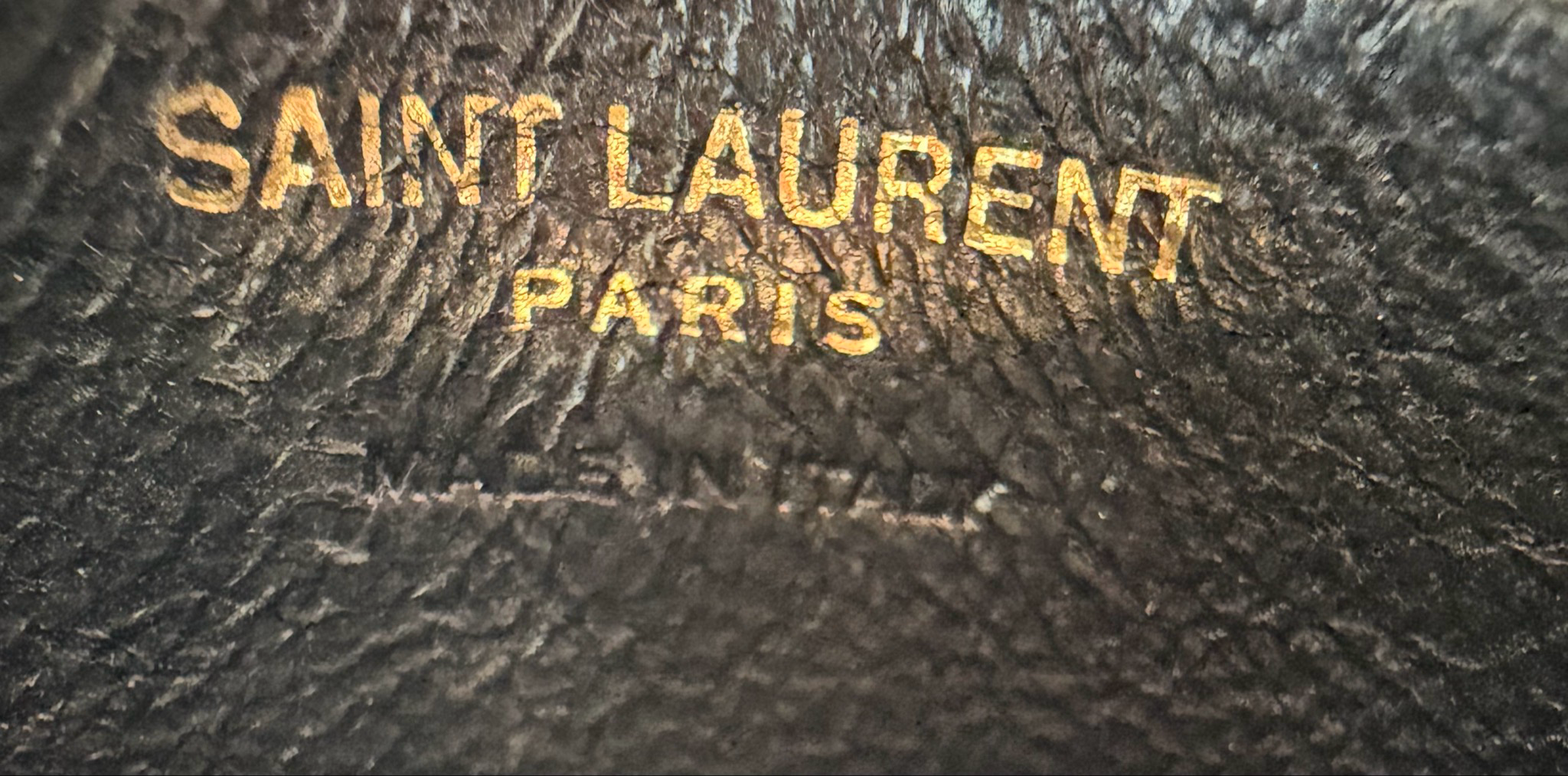 Saint Laurent Matelasse Card Holder
